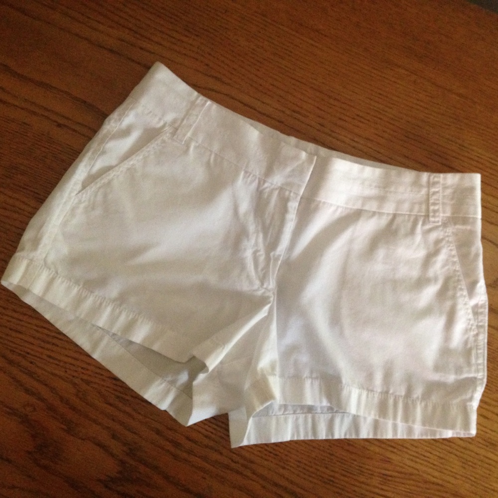 JCrew White Shorts